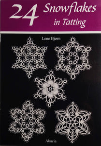 24 snowflakes in tatting